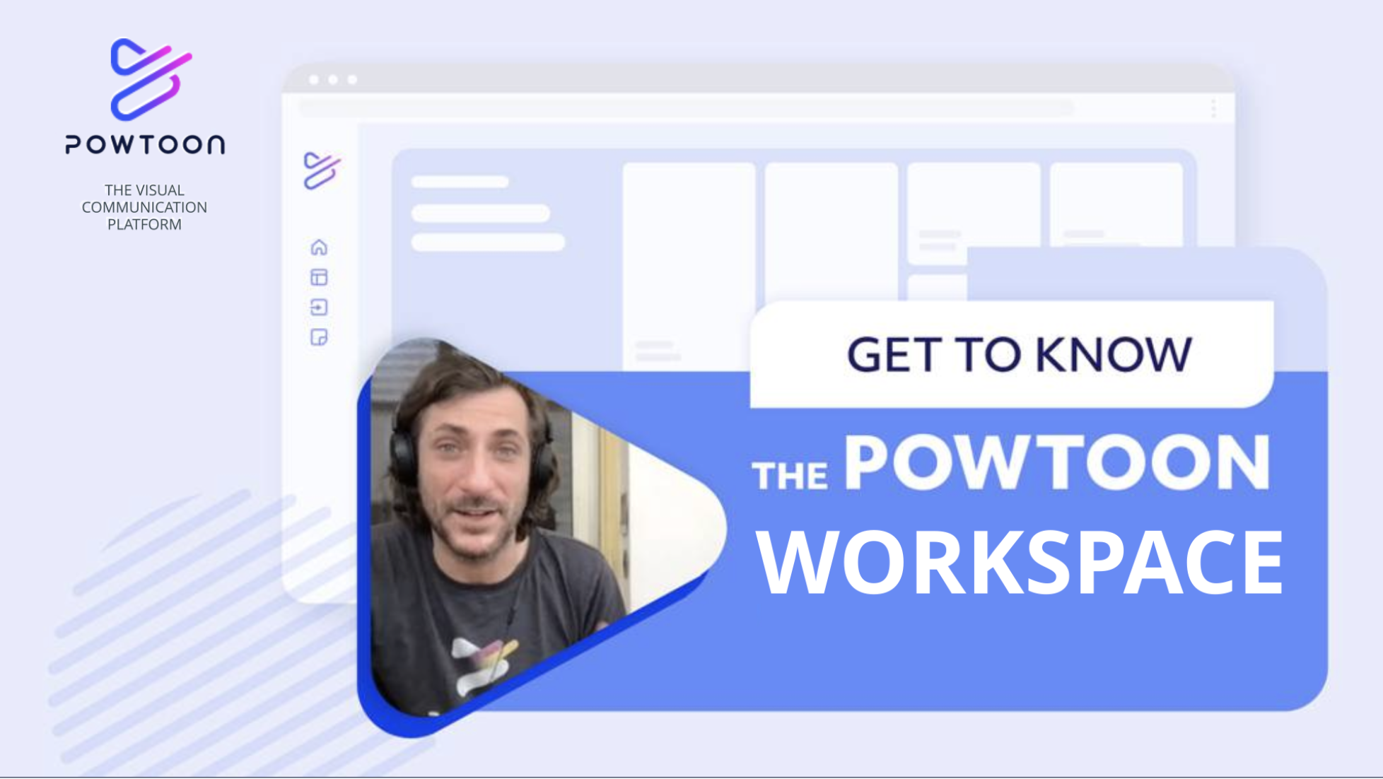 how to use the powtoon workspace